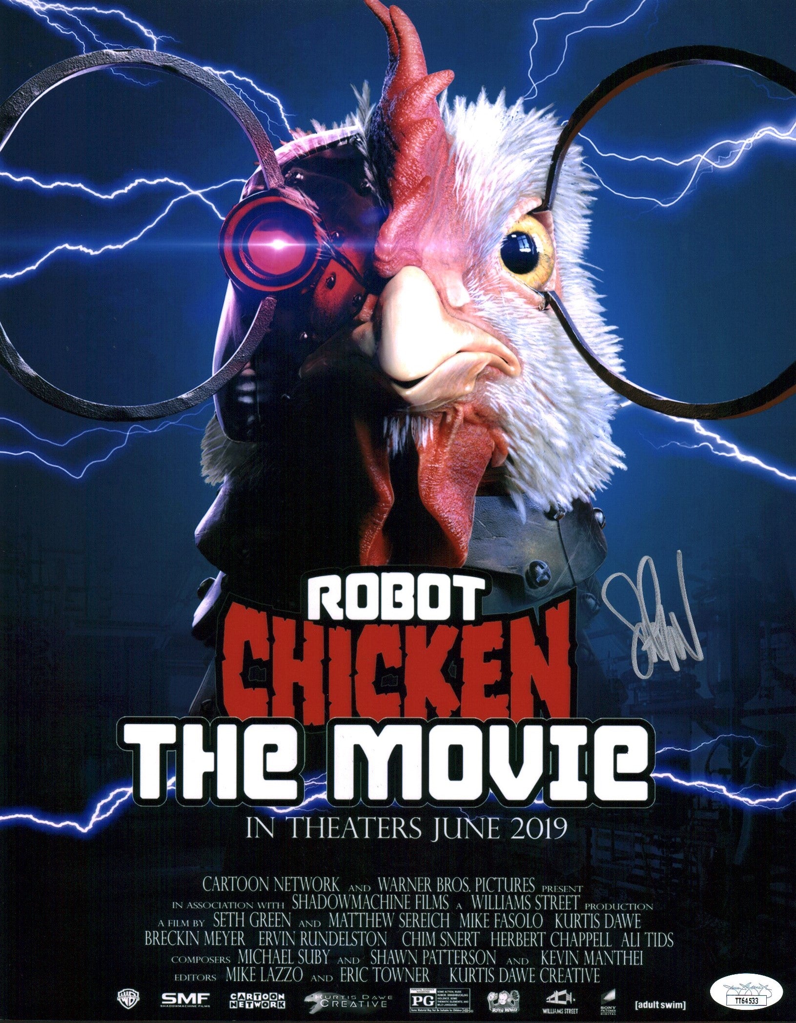 Seth Green Robot Chicken 11x14 Signed Photo Poster JSA COA Certified Autograph