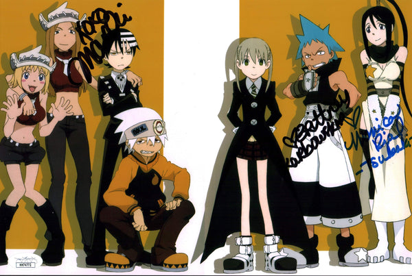 Soul Eater 8x12 Photo Signed Autograph Rial Karbowski Marchi JSA Certified COA GalaxyCon