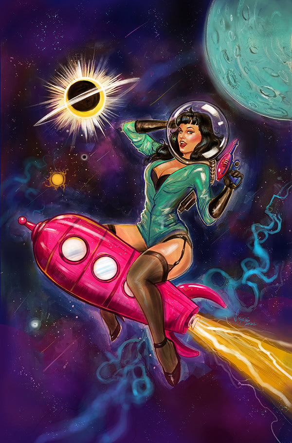 Bettie Page: The Alien Agenda #1 GalaxyCon Exclusive Suspiria Variant Comic Book GalaxyCon