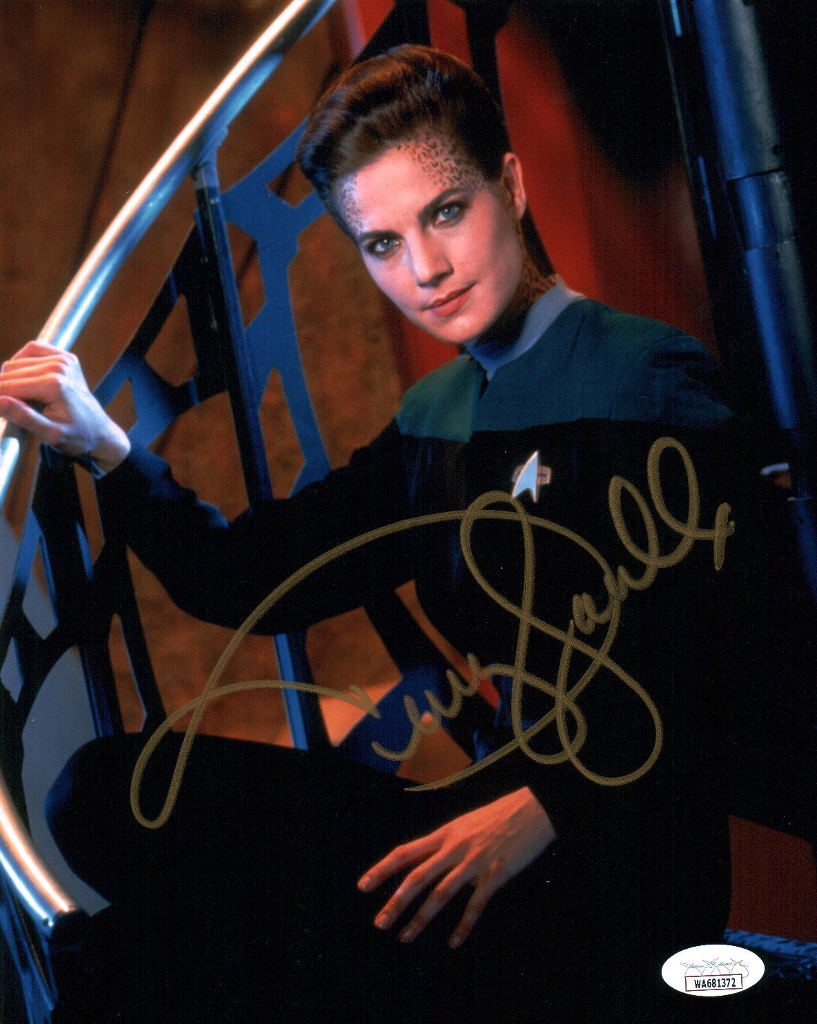 Terry Farrell Star Trek Deep Space Nine 8x10 Signed Photo JSA Certified Autograph