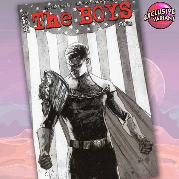 The Boys #1 GalaxyCon Exclusive Variant B&W Comic Richmond 2022