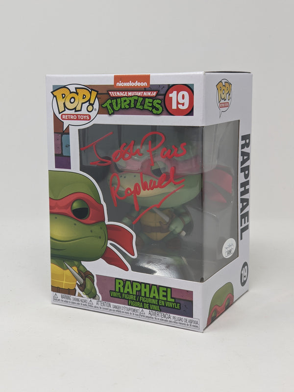 Josh Pais Teenage Mutant Ninja Turtles TMNT Raphael #19 Signed Funko Pop JSA COA Certified Autograph