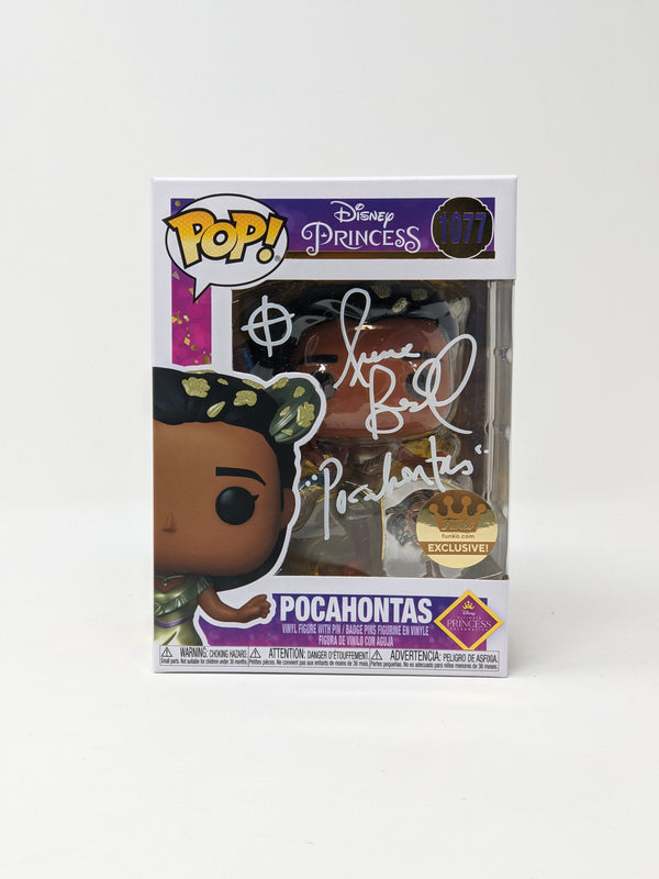 Irene Bedard Disney Pocahontas #1077 Exclusive Signed Funko Pop JSA COA Certified Autograph