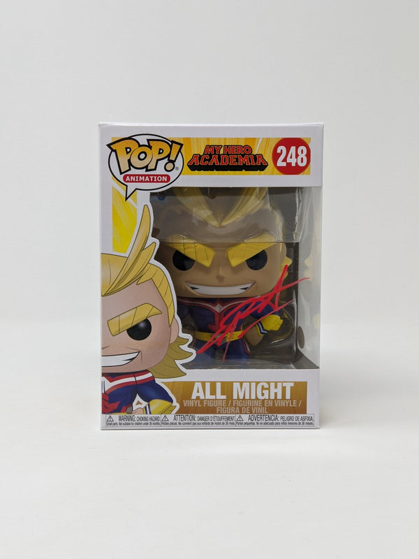 Pop 248 Chris Sabat My Hero Academia All Might #248 Signed Funko Pop JSA Certi