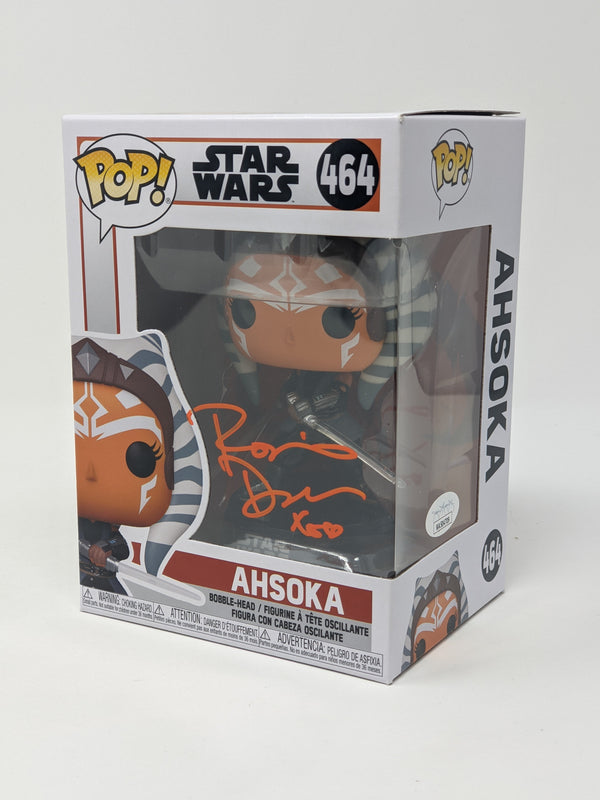Rosario Dawson Star Wars Mandalorian Ahsoka #464 Signed Funko Pop JSA Certified Autograph
