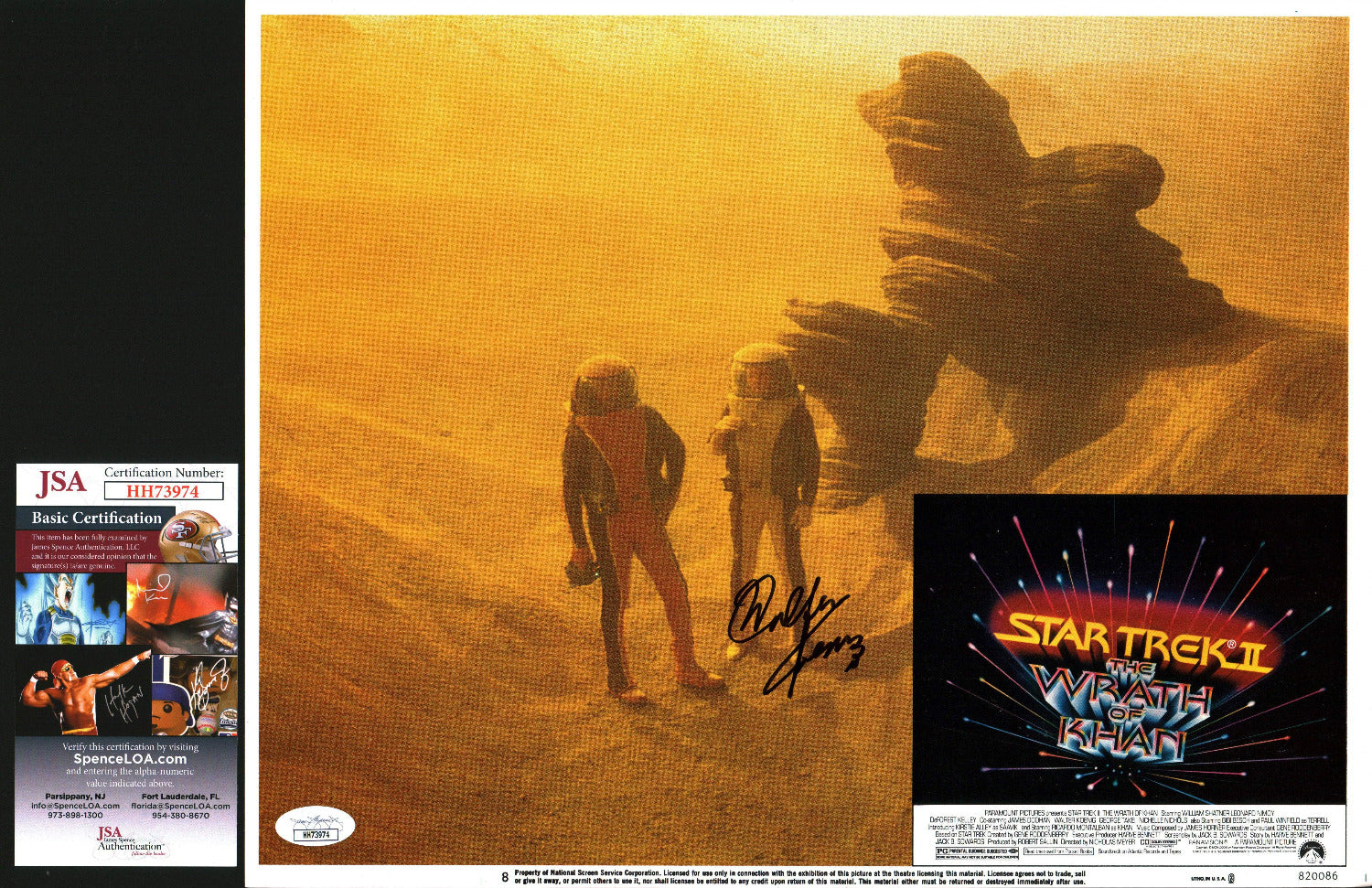 Walter Koenig Star Trek 11x14 Lobby Card Signed Autograph JSA Certified COA Auto GalaxyCon