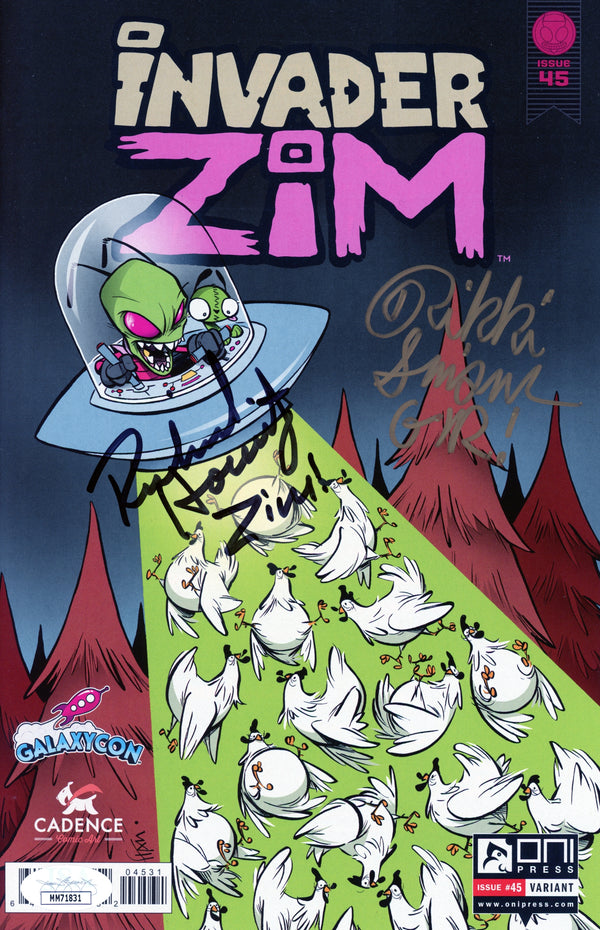 Invader Zim Comic #45 Signed Autograph Horvitz Simons JSA Certified Autograph