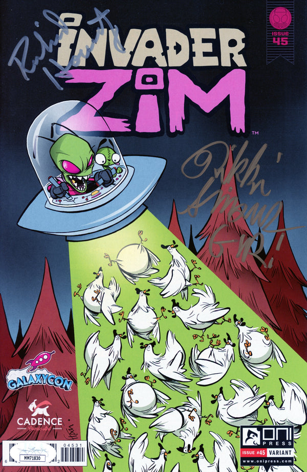 Invader Zim Comic #45 Signed Autograph Horvitz Simons JSA Certified COA