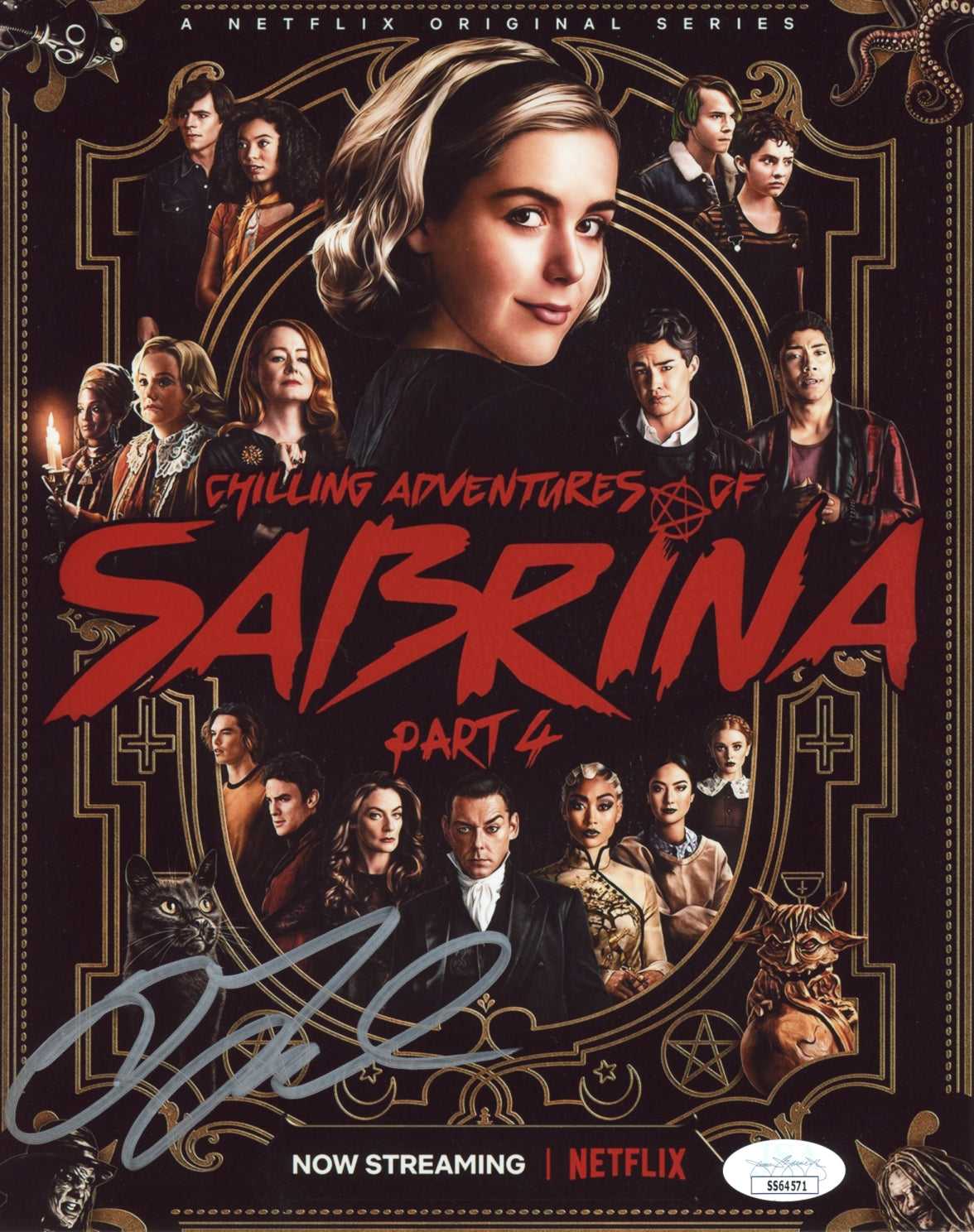 Gavin Leatherwood Chilling Adventures of Sabrina 8x10 Photo Signed Autograph JSA Certified COA Auto