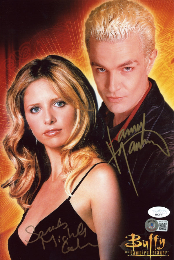 Buffy the Vampire Slayer 8x12 Signed Photo Gellar Marsters Beckett JSA Certified Autograph