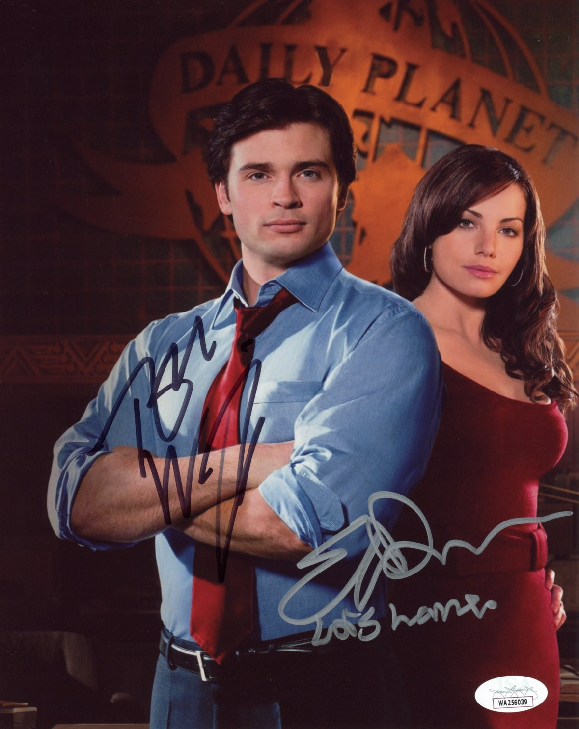 Smallville 8x10 Signed Photo Durance Welling JSA Certified Autograph