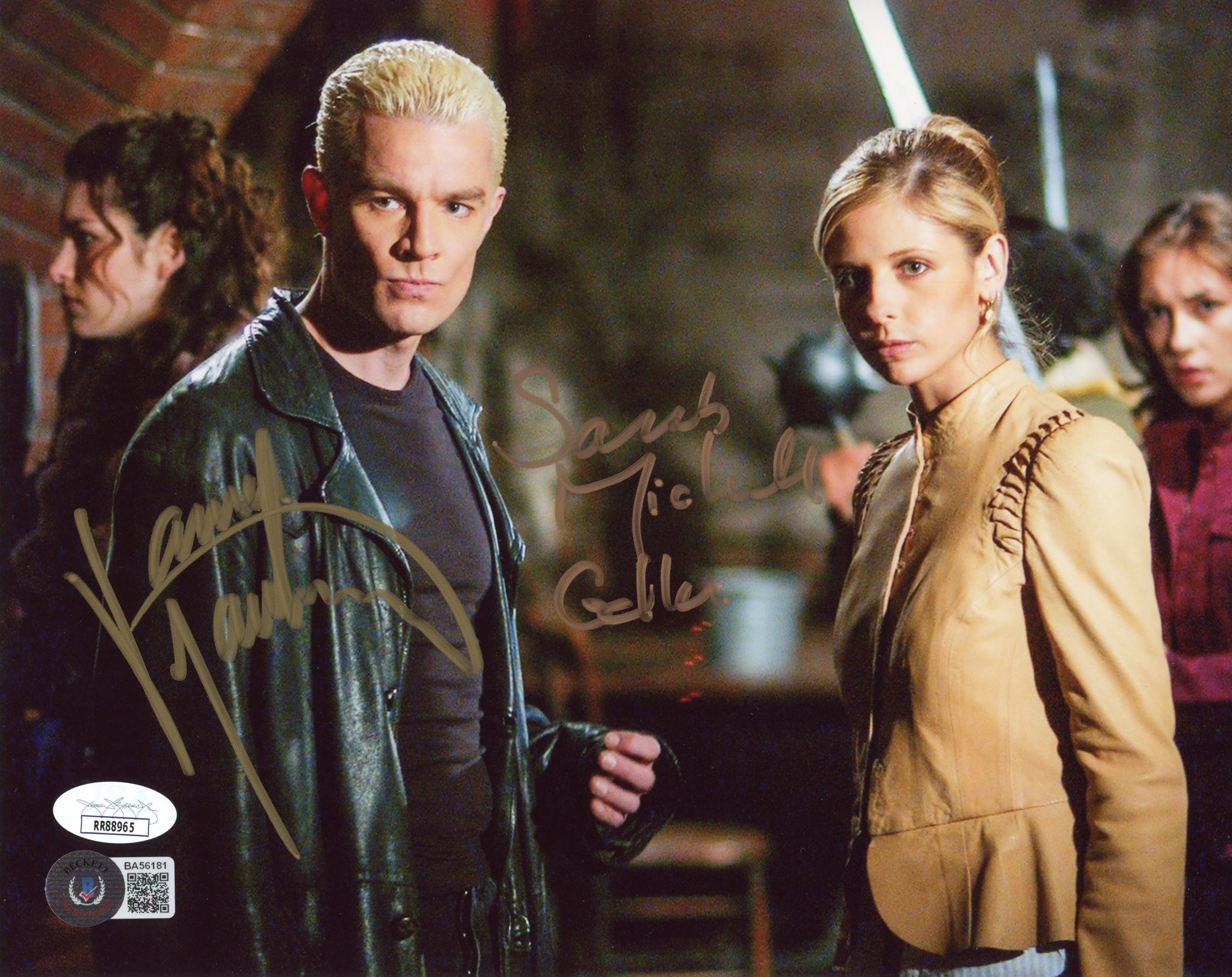 Buffy the Vampire Slayer 8x10 Signed Photo Gellar Marsters Beckett JSA Certified Autograph