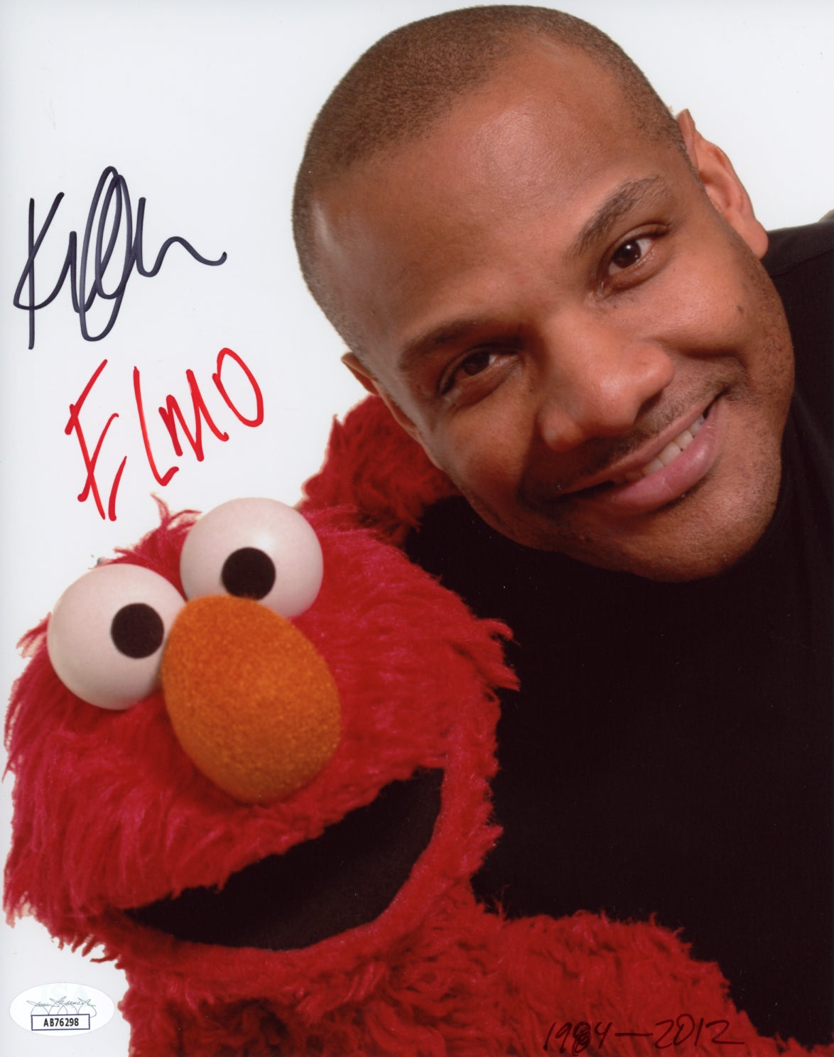 Kevin Clash Sesame Street 8x10 Signed Photo JSA Certified Autograph