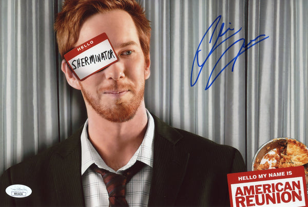 Chris Owen American Reunion 8x12 Signed Photo JSA COA Certified Autograph
