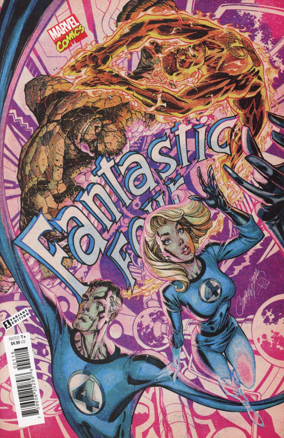 Marvel Fantastic Four #1 Campbell 1:200 Retro Variant Edition Comic Book