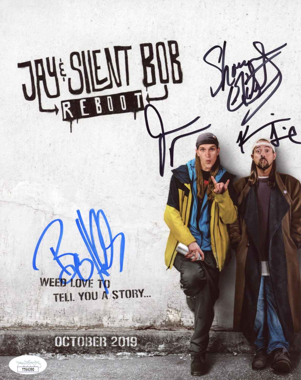 Jay and Silent Bob Reboot 8x10 Photo Signed Autograph Elizabeth Mewes O'Halloran Smith JSA Certified COA