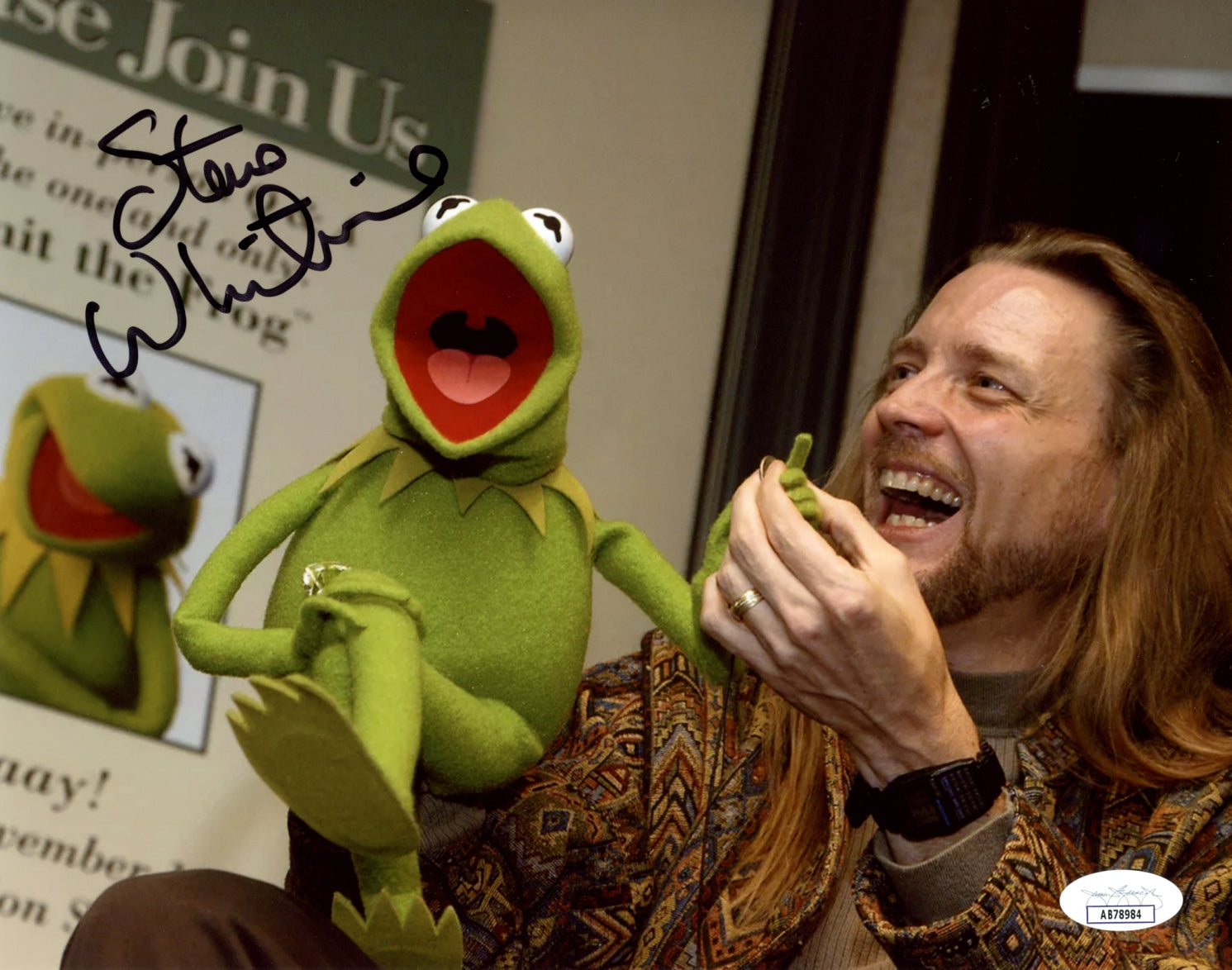 Steve Whitmire The Muppet Show 8x10 Signed Photo JSA Certified Autograph