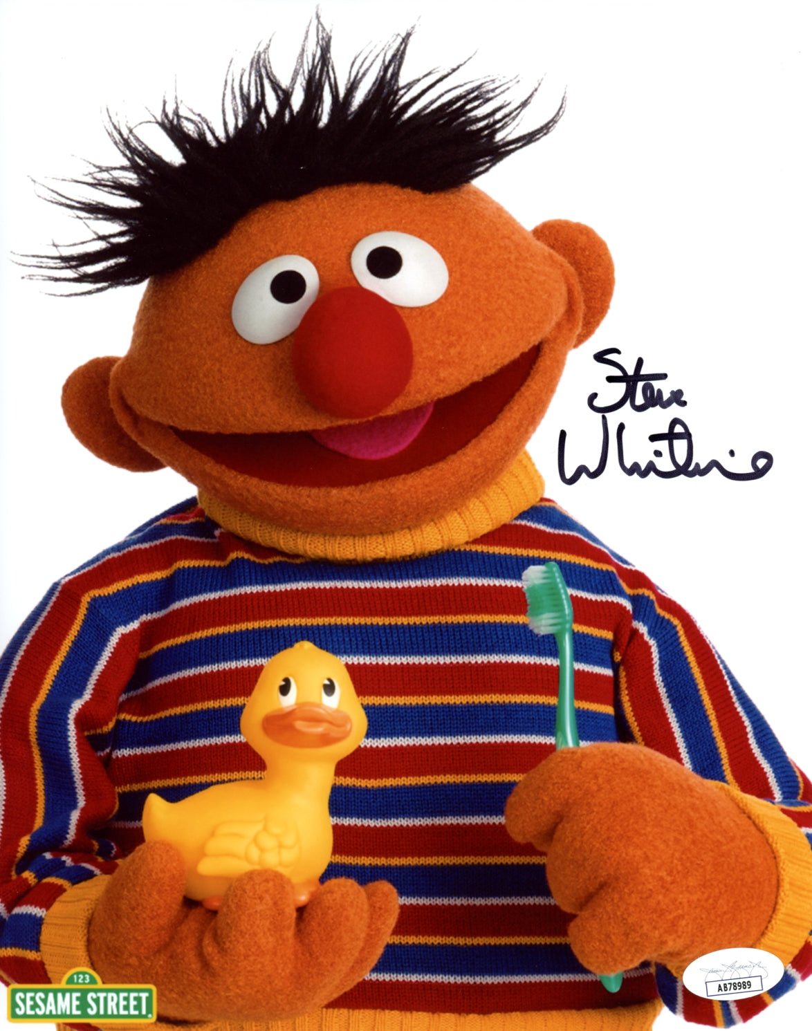 Steve Whitmire Sesame Street 8x10 Signed Photo JSA Certified Autograph
