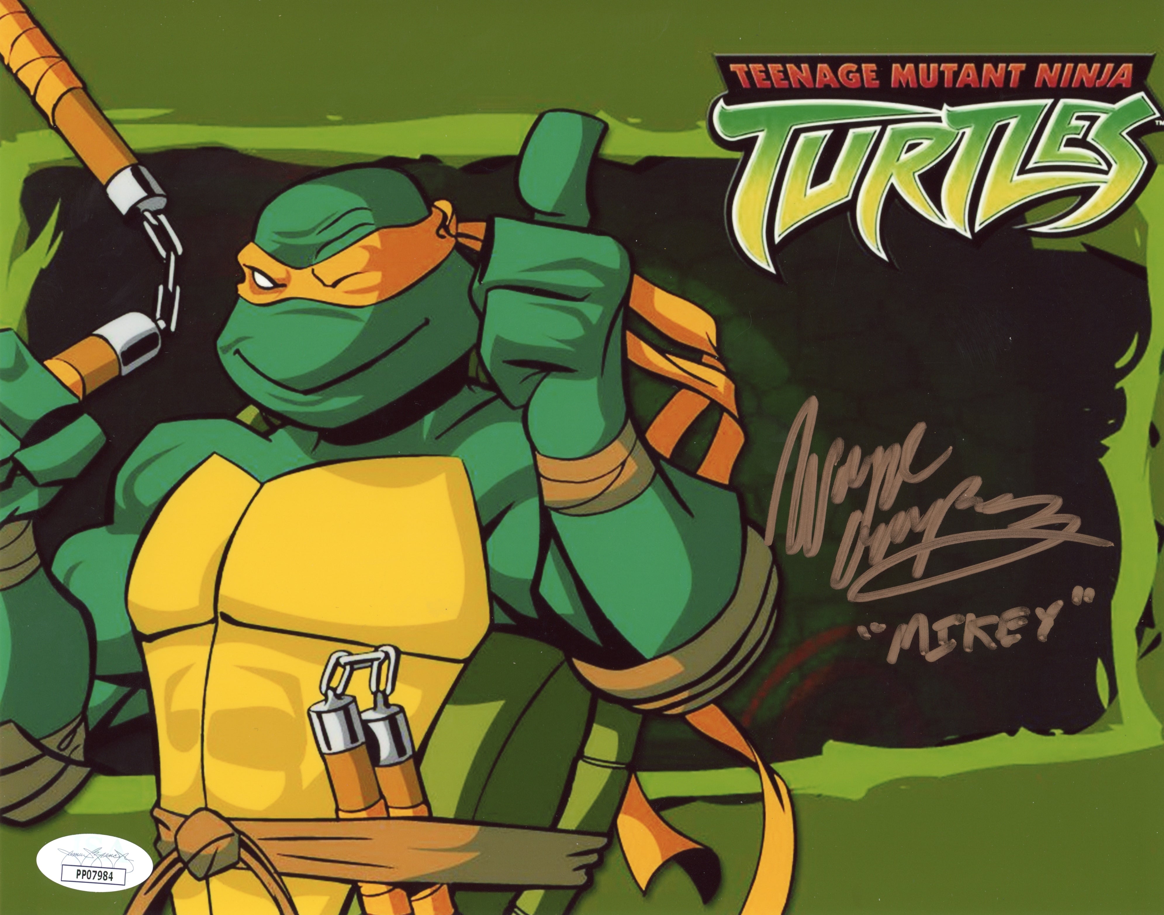 Wayne Grayson Teenage Mutant Ninja Turtles TMNT 8x10 Photo Signed Autograph JSA Certified COA Auto