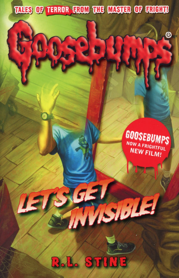 GOOSEBUMPS "Let's Get Invisible" New Cover Book Signed R.L. Stine, Tim Jacobus JSA Certified Autograph