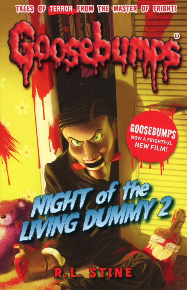 R.L. Stine & Tim Jacobus Signed GOOSEBUMPS Book "Night of the Living Dummy 2" New Cover JSA COA Certified Autograph