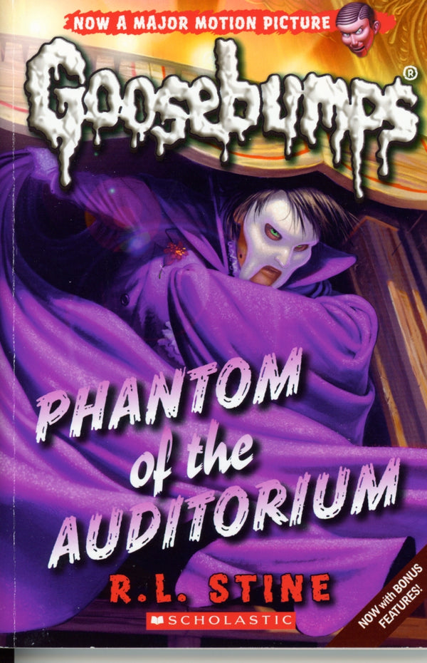 R.L. Stine & Tim Jacobus Signed GOOSEBUMPS Book "Phantom of the Auditorium" New Cover JSA COA Certified Autograph