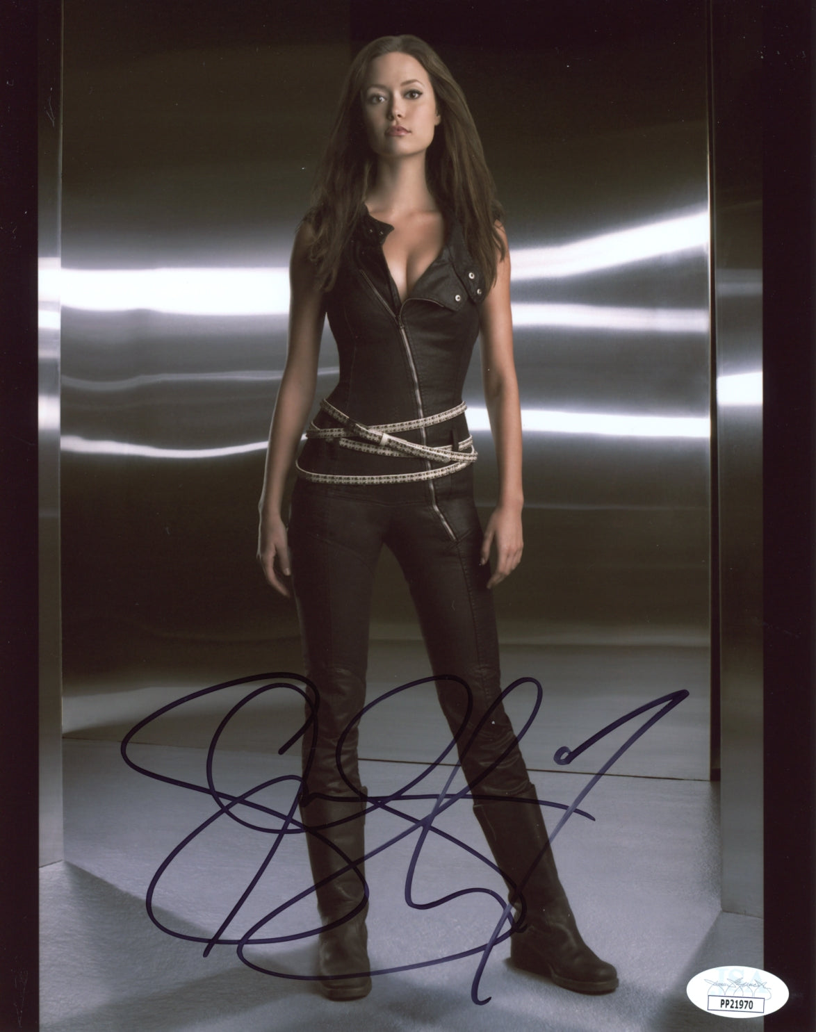 Summer Glau Terminator 8x10 Signed Photo JSA COA Certified Autograph