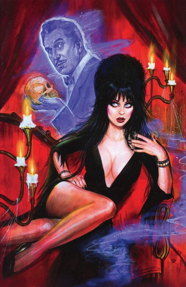 Elvira Meets Vincent Price #1 GalaxyCon Exclusive Virgin Variant Comic Book